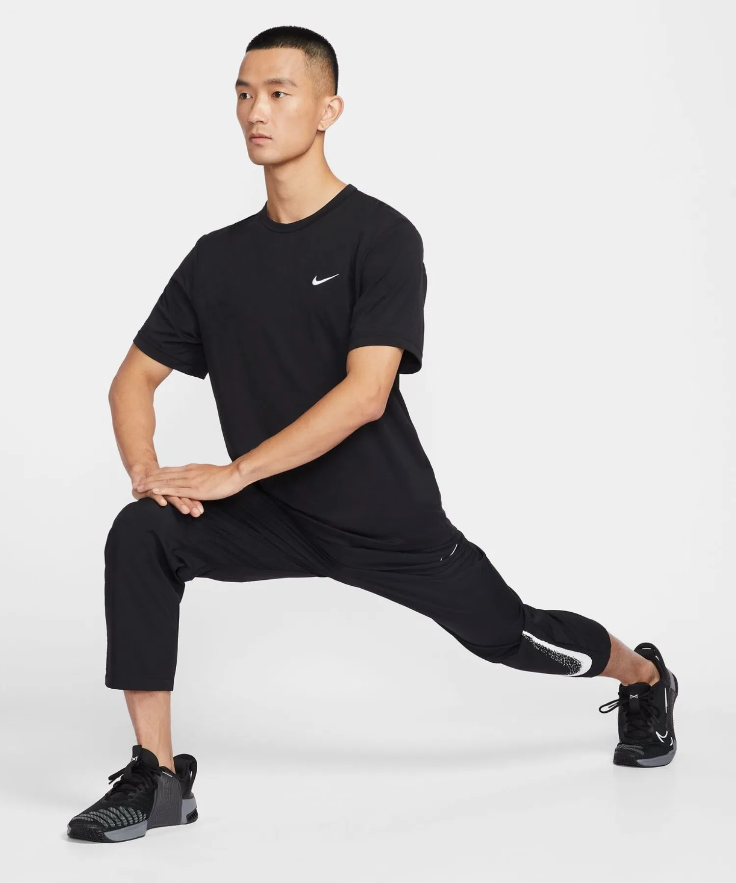 Мужская футболка NIKE DF HYVERSE GFX с принтом тёмно-синяя — фото 4