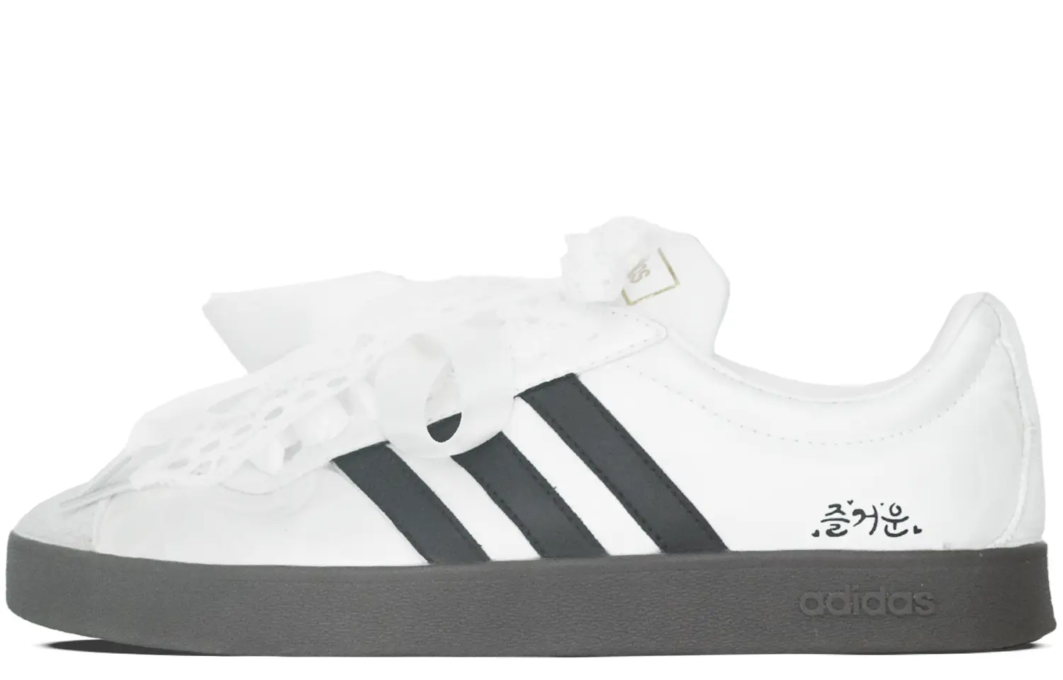 

Adidas Neo VL COURT 2.0 противоскользящие низкие скейтборд кроссовки унисекс черно-белые, цвет Black White