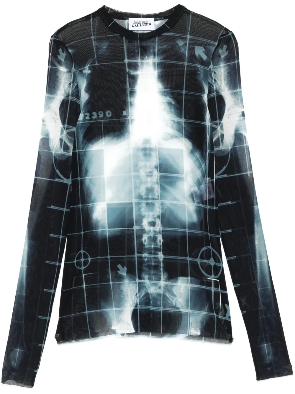 

Топ Squeletor Jean Paul Gaultier, черный