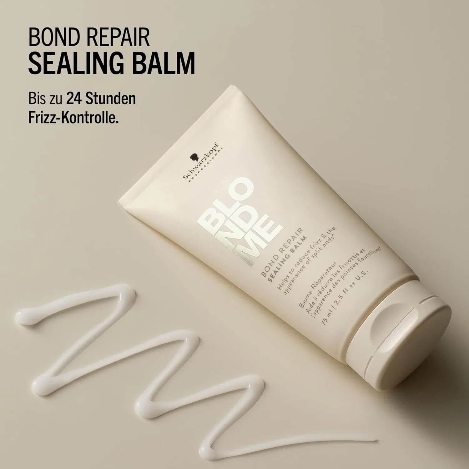 Несмываемый бальзам для восстановления и защиты блонда «Blonde Bond Repair Sealing Balm» 75 мл от Schwarzkopf Professional Blondme — фото 4