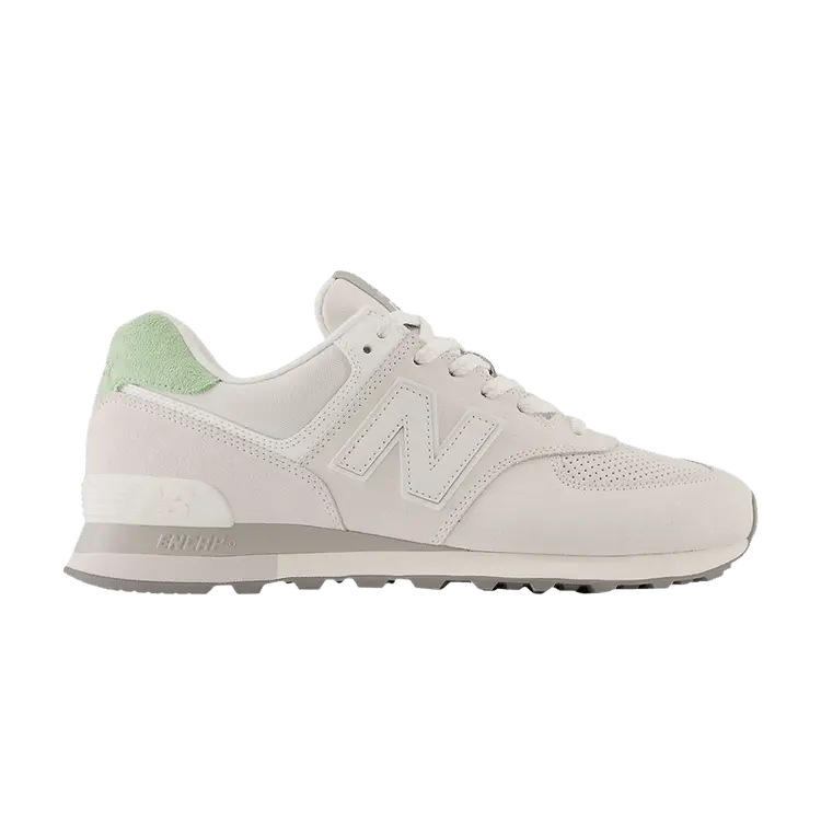 

Кроссовки New Balance 574 'Light Grey Green Mismatched Heel Tab', серый