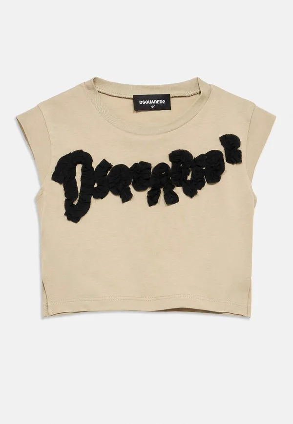 Футболка с принтом Dsquared2, Beige