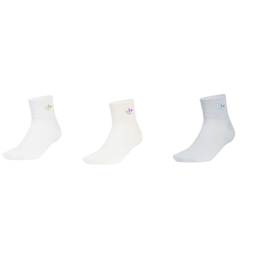 ORI ANK носки до середины икры унисекс набор из 3 пар смешанные цвета Adidas Originals, 3 Pack (Mixed Color) — фото 2