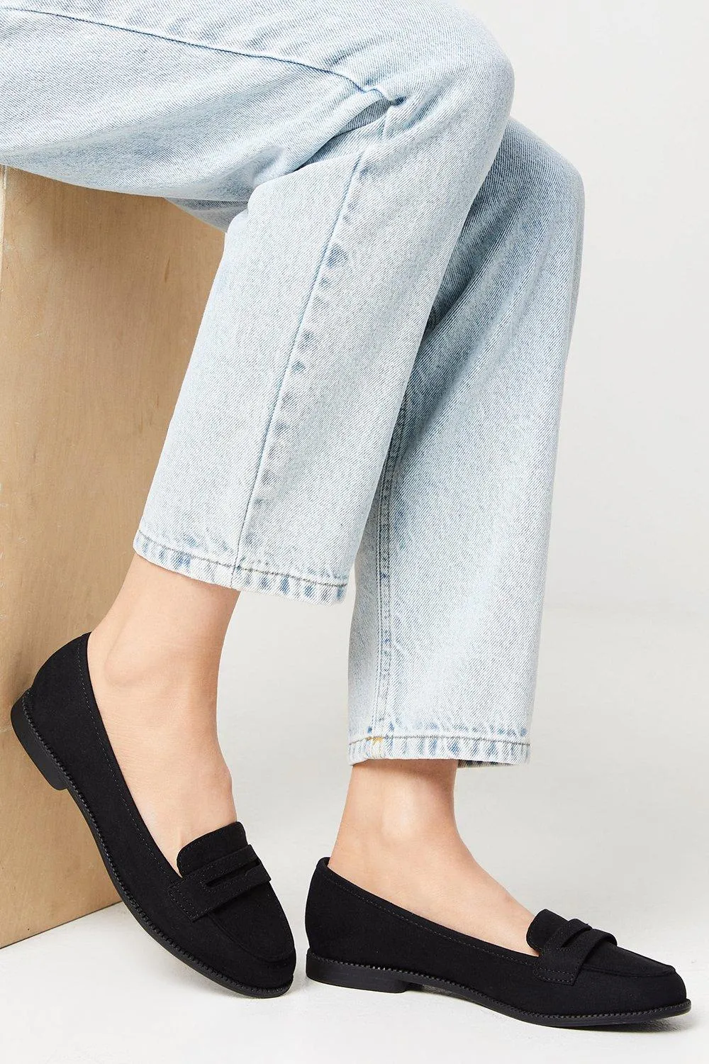 Широкие лоферы Lara Penny Dorothy Perkins, черный
