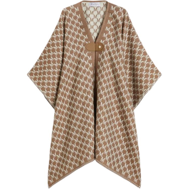 

Max Mara Editti Плащ с узором по всей поверхности MaxMara, светло коричневый