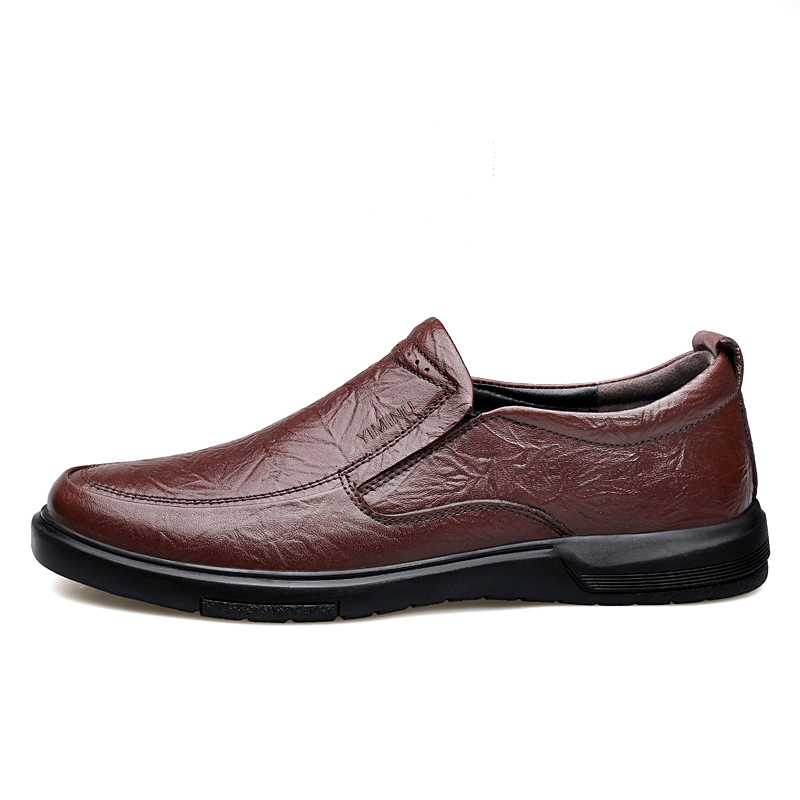 

Eminu Повседневные кожаные туфли мужские низкие коричневые, цвет Brown