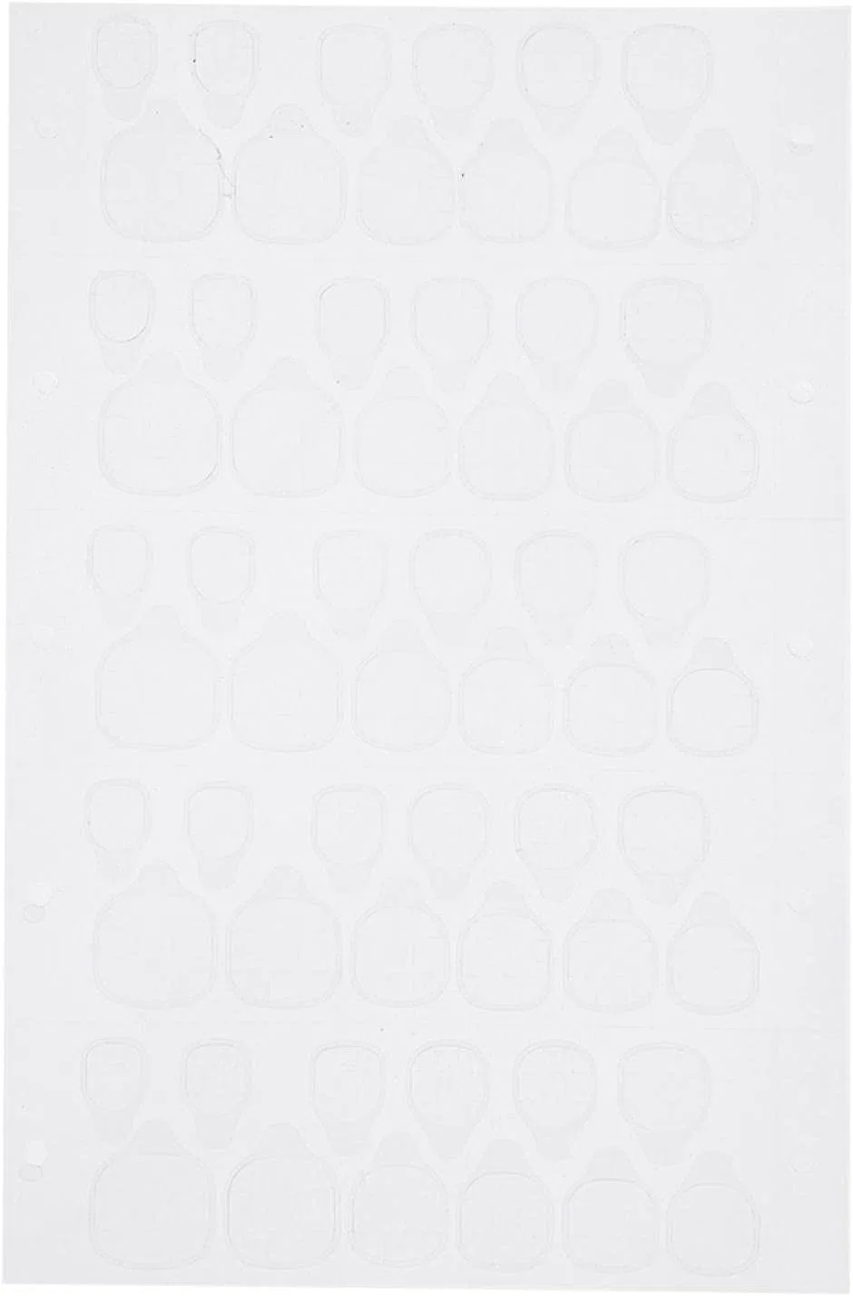 Двусторонние клейкие стикеры для накладных ногтей, 50 листов Niiyen