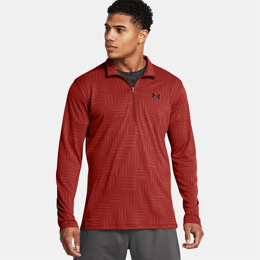 

Толстовка Under Armour Tech Vent Geotessa half zip, оранжевый