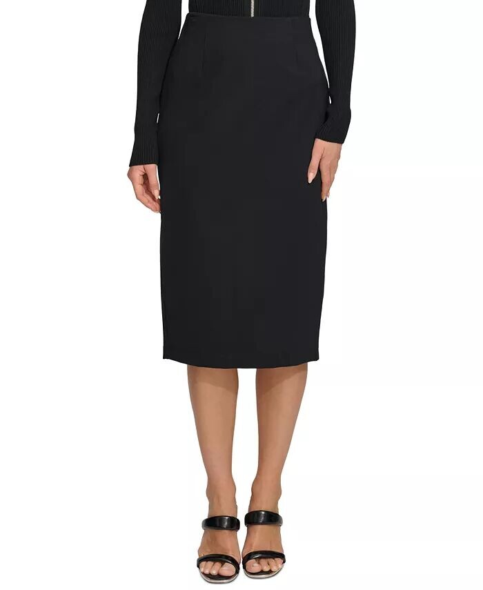 

Юбка-карандаш с застежкой-молнией DKNY, серый
