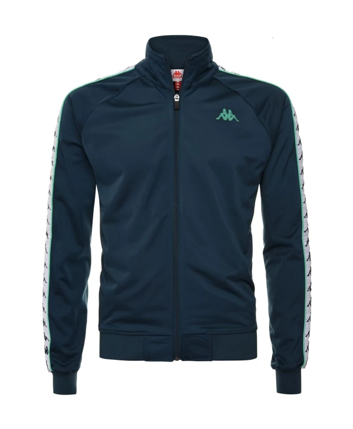 

Синяя облегающая толстовка с застежкой-молнией по всей длине. Kappa, синий