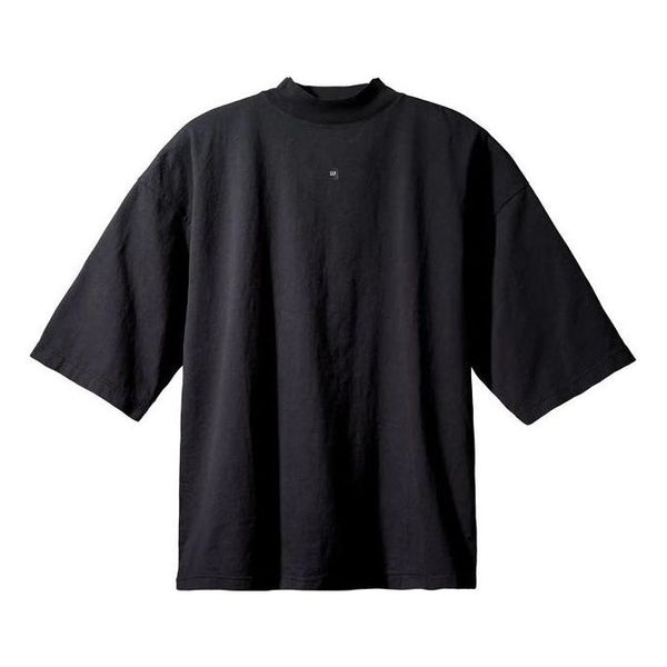 

Футболка YEEZY Gap x Balenciaga Logo 3/4 Sleeve Tee 'Black', черный