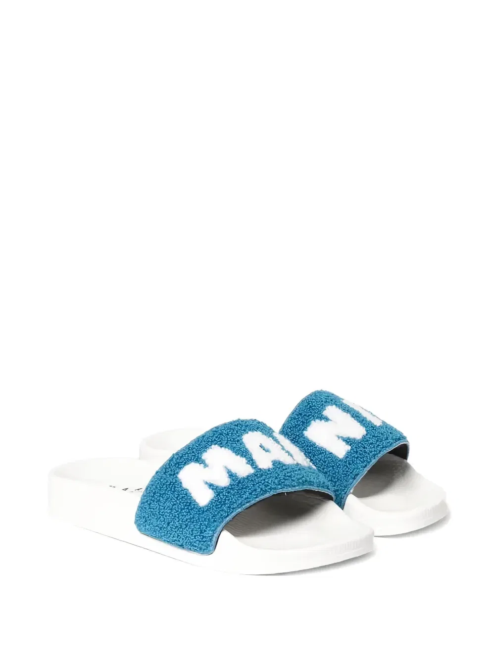 Шлепанцы с логотипом Marni Kids, синий