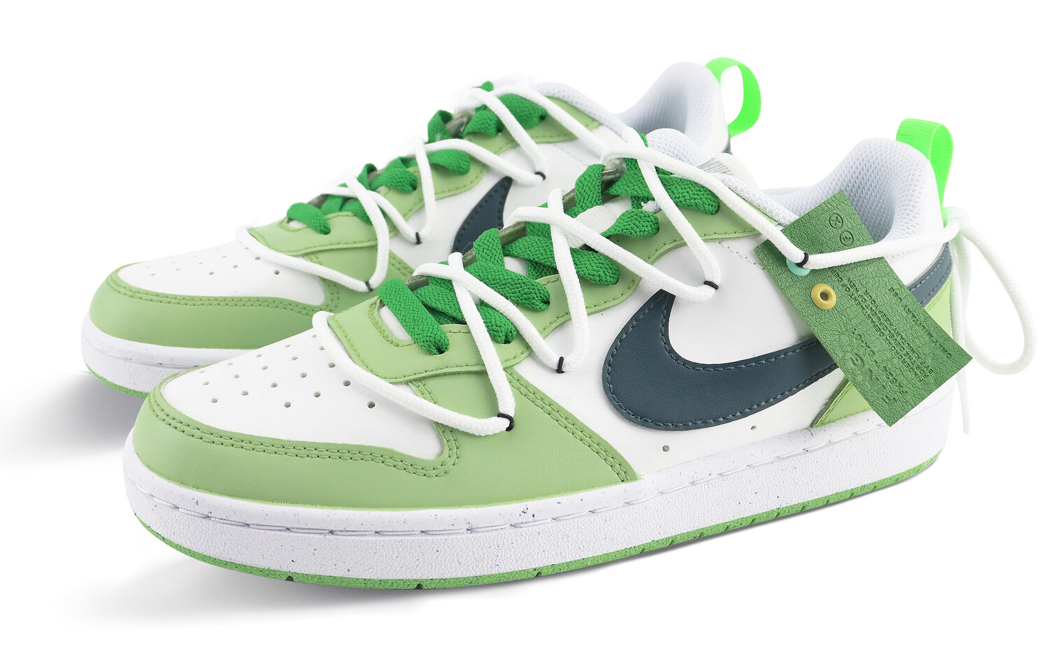 

Кроссовки для скейтборда Court Borough женские, низкие, зеленый/белый Nike