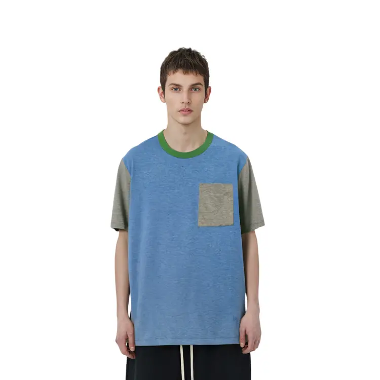 Футболка серии Jw Anderson Co-Branded, мужская, королевского синего цвета Uniqlo, синий — фото 3