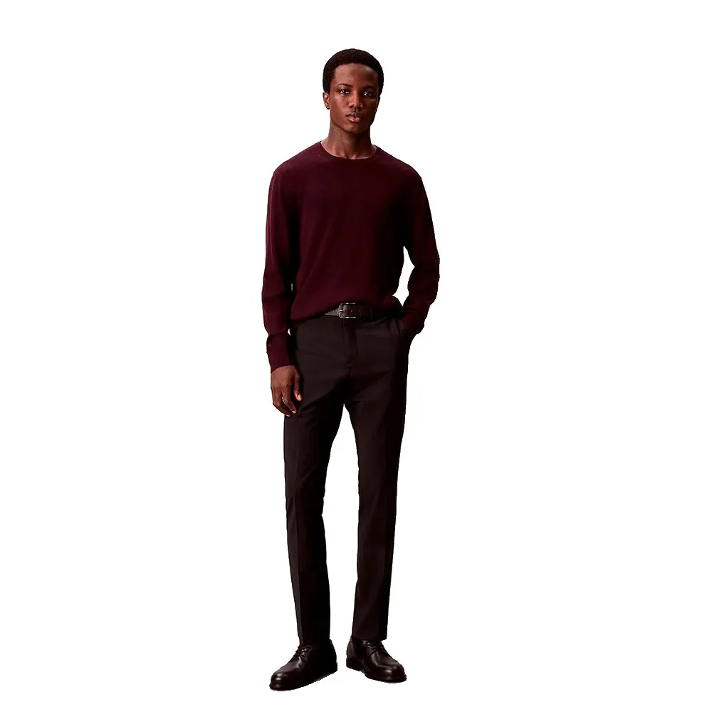 Классические брюки Calvin Klein Tropical Slim Fit, коричневый — фото 3