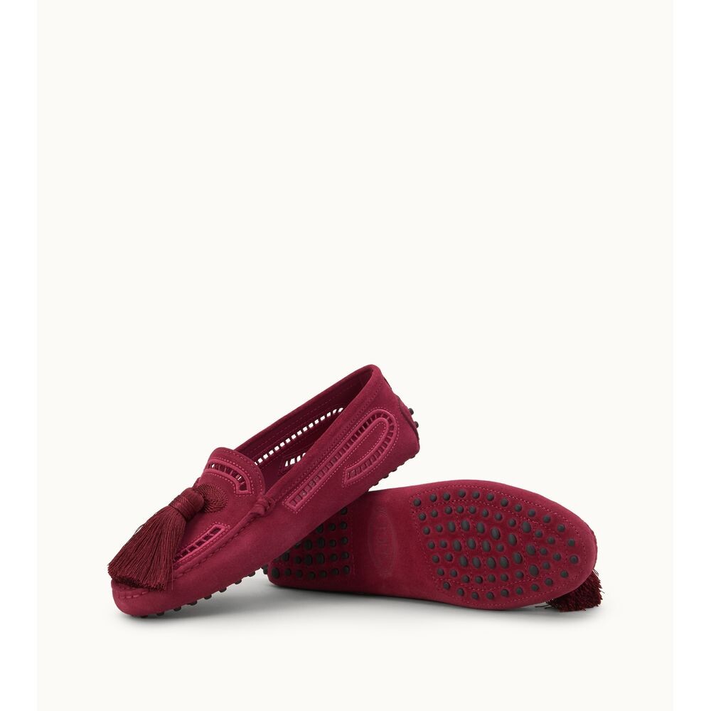 

Обувь для вождения Gommino из замши TOD's, розовый