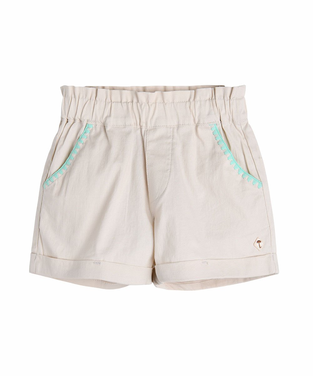 Льняные брюки Raya длиной 4/4 Moimoln, Beige