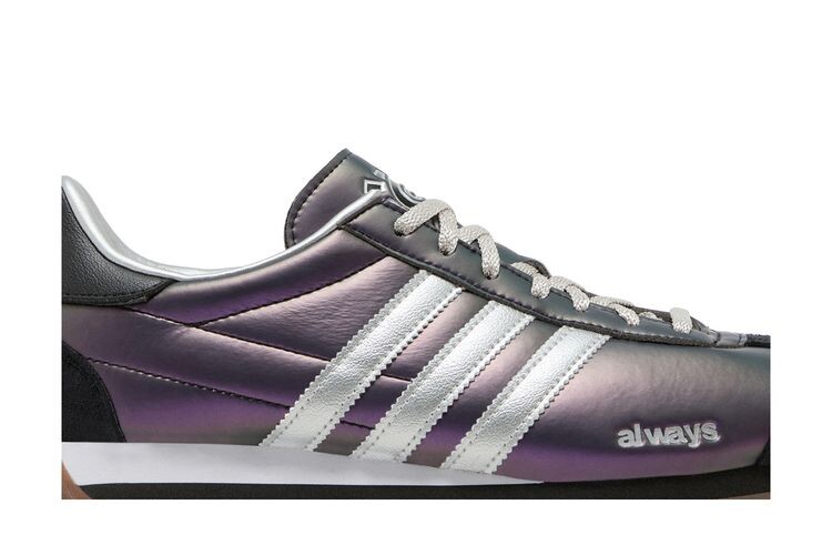 Кроссовки adidas Always Do What You Should Do x Country OG Purple Silver Metallic, фиолетовый — фото 2