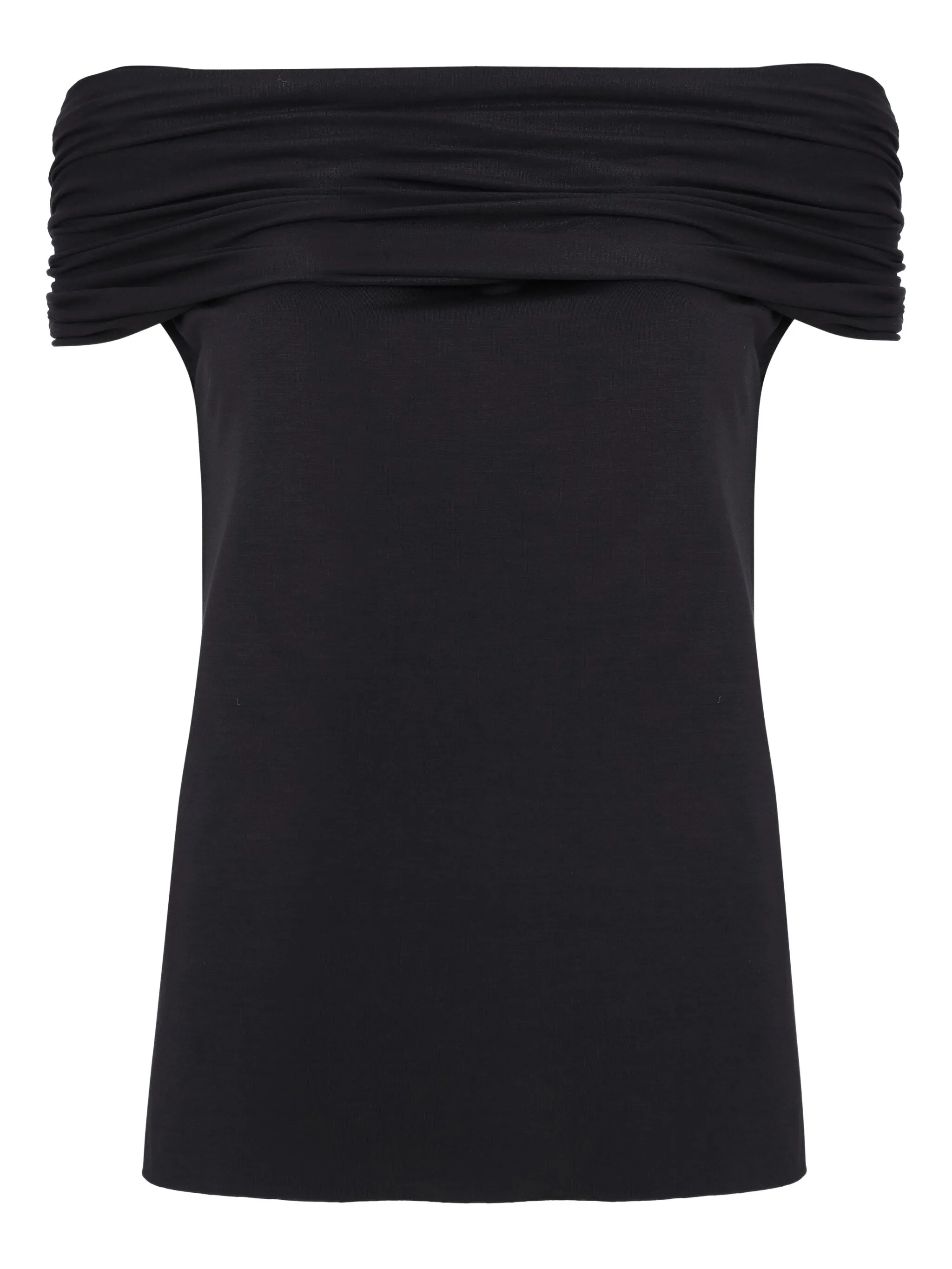 

Драпированный топ Ancora с воротником-хомутом Uma | Raquel Blay, черный