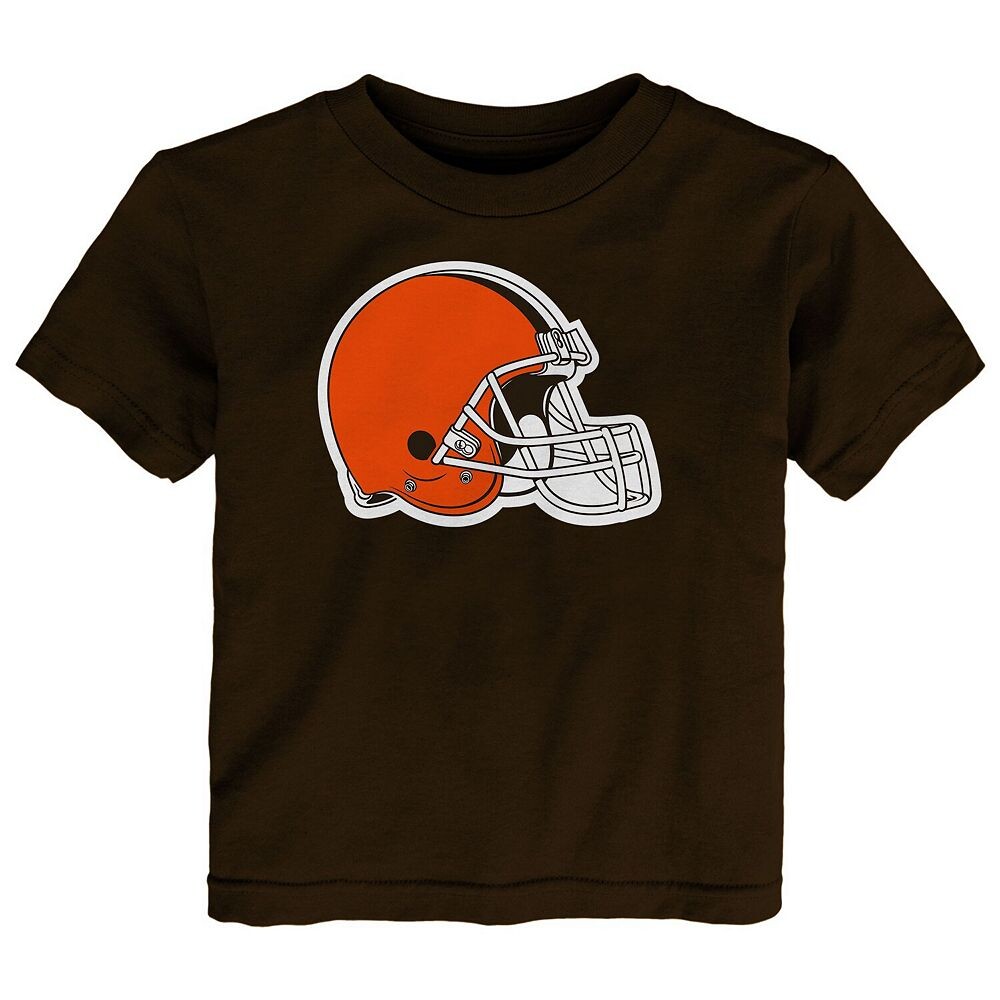 

Коричневая футболка с логотипом Infant Cleveland Browns Primary Outerstuff, цвет Brn Brown