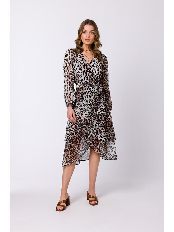 

Дневное платье regular fit Stylove, коричневый