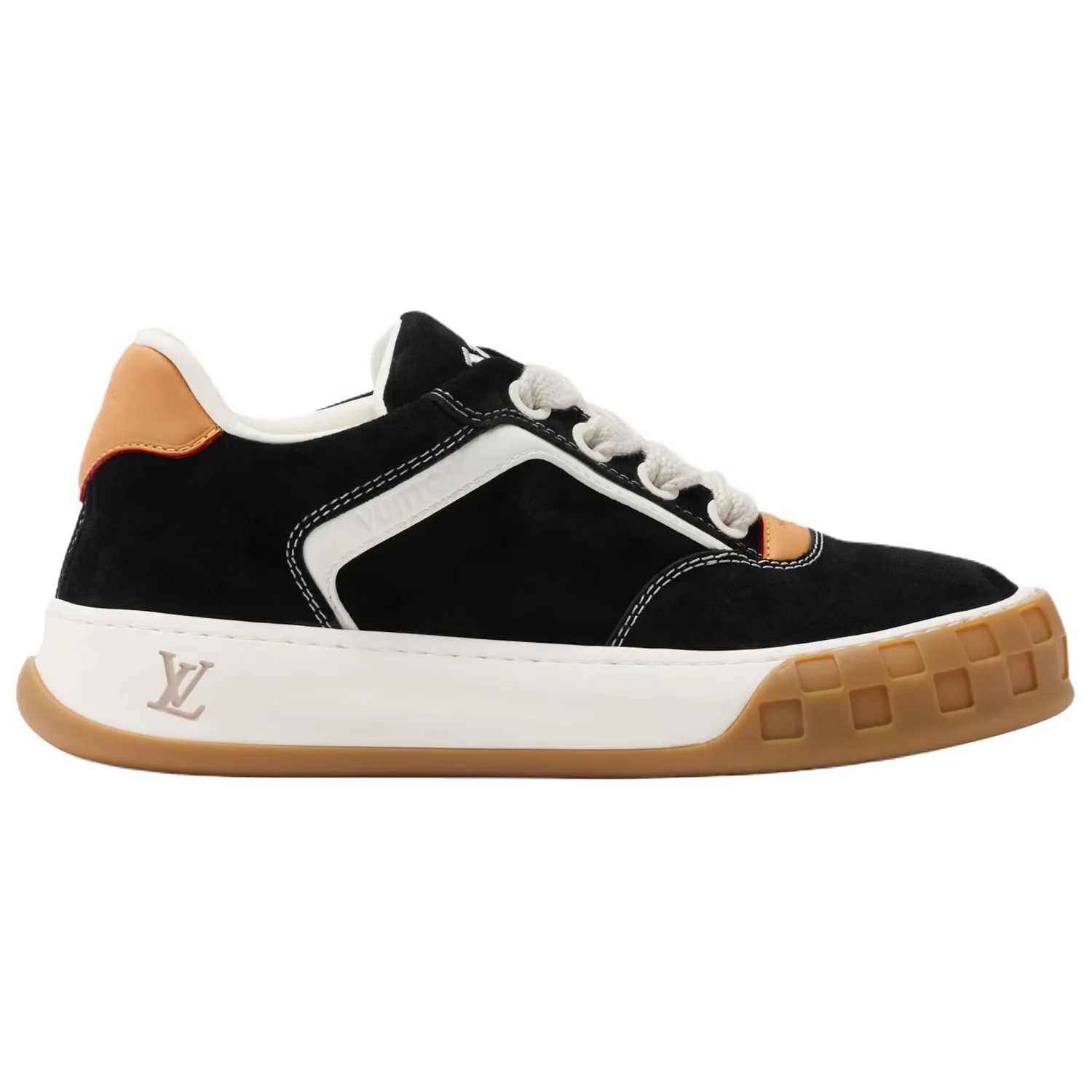 LOUIS VUITTON Кроссовки скейтерские мужские Tilted Low top черные — фото 3