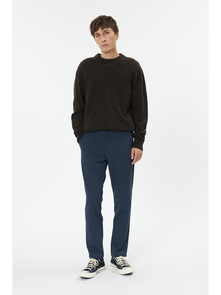 

Matinique Повседневные брюки MAPristu, прямой крой, цвет «оксфордский синий меланж»