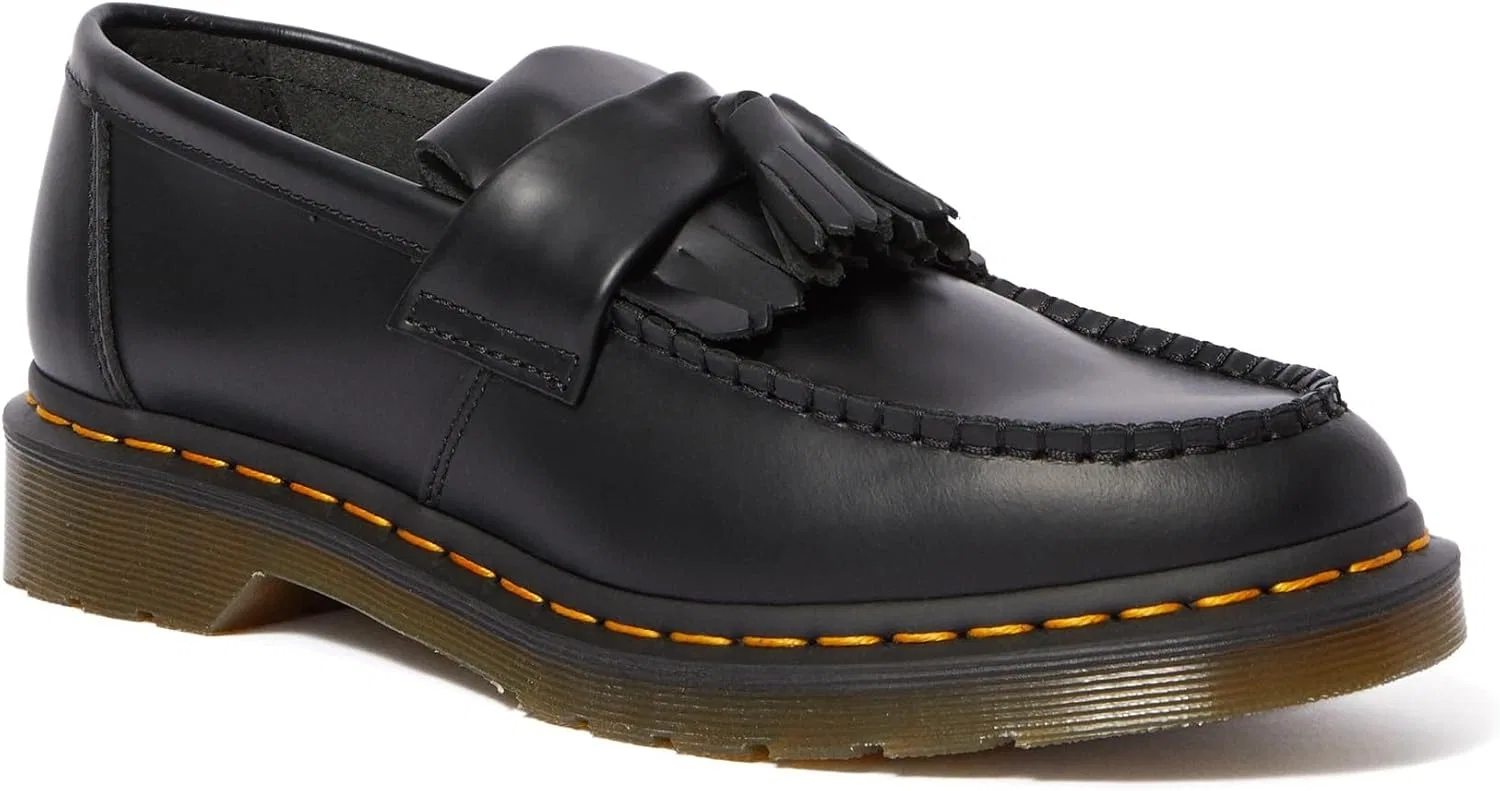 Мокасины на скользящей подошве Dr. Martens, черный гладкий — фото 4