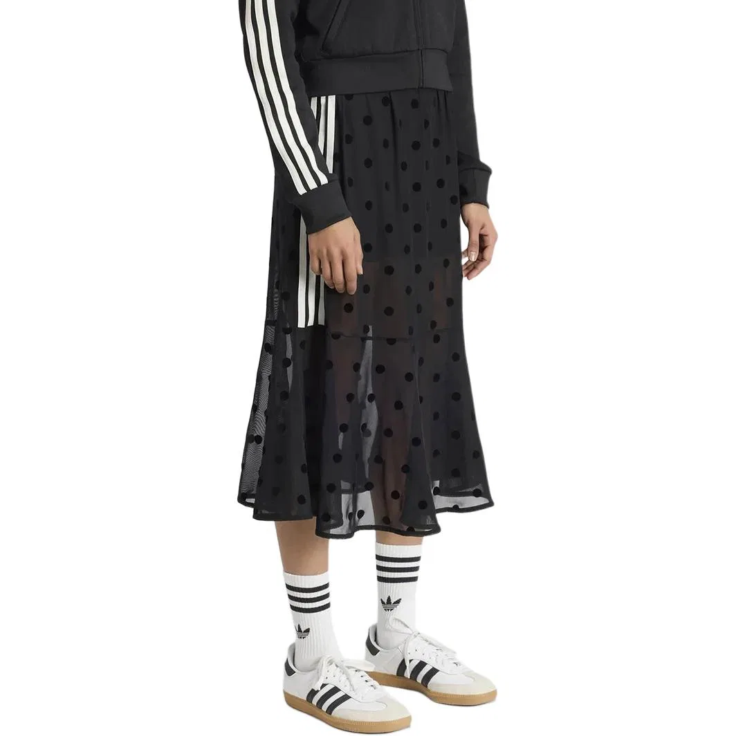 Женская повседневная длинная юбка Adidas Originals, Black