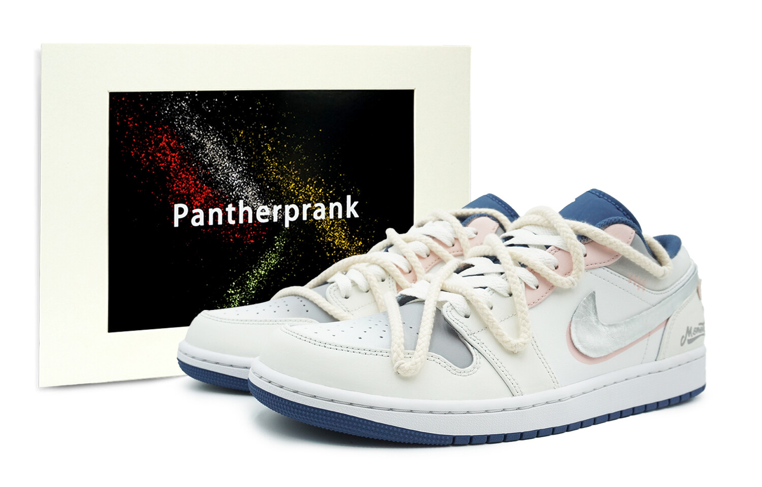 

Баскетбольные кроссовки Air 1 Vintage Men Low-Top White/Pink/Grey Jordan