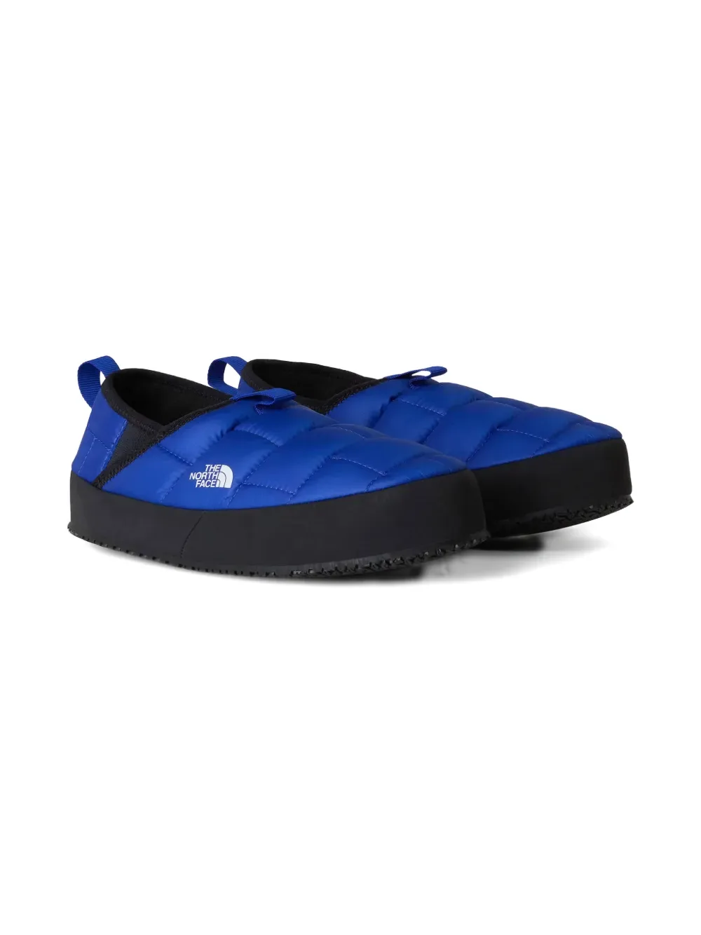 Зимние стеганые кроссовки Thermoball Traction Winter II с язычком для легкого надевания The North Face Kids, синий