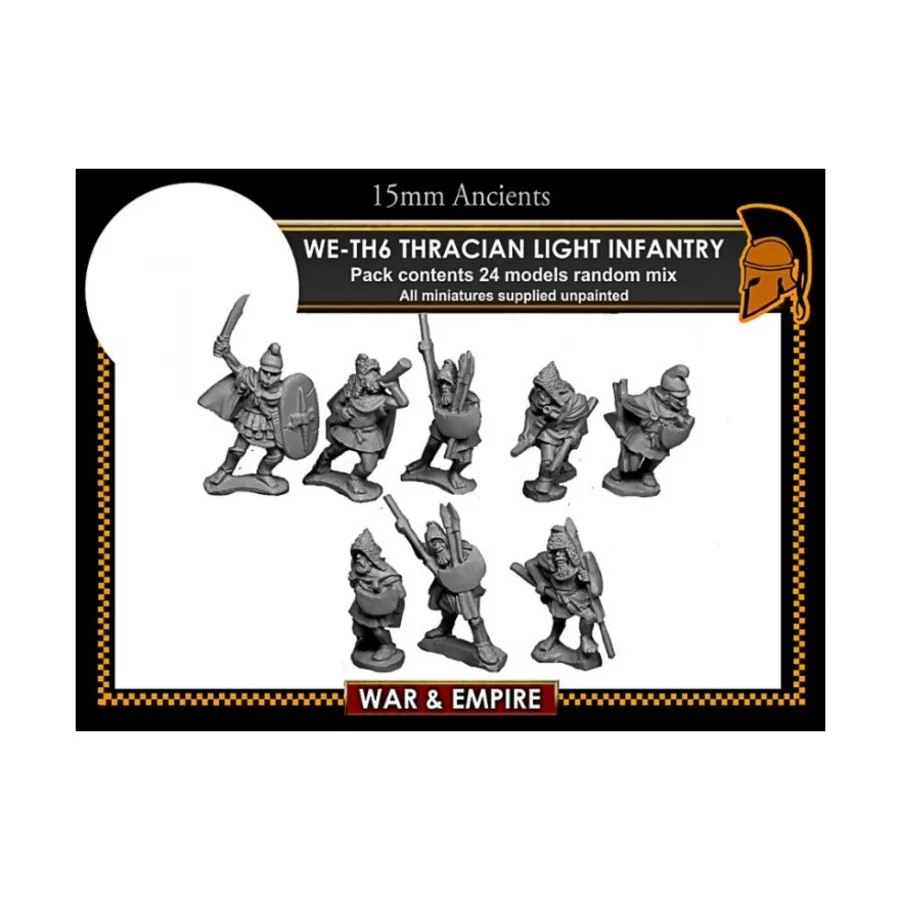 

Легкая пехота – фракийский, War & Empire - Ancient Miniatures - Thracian (15mm)