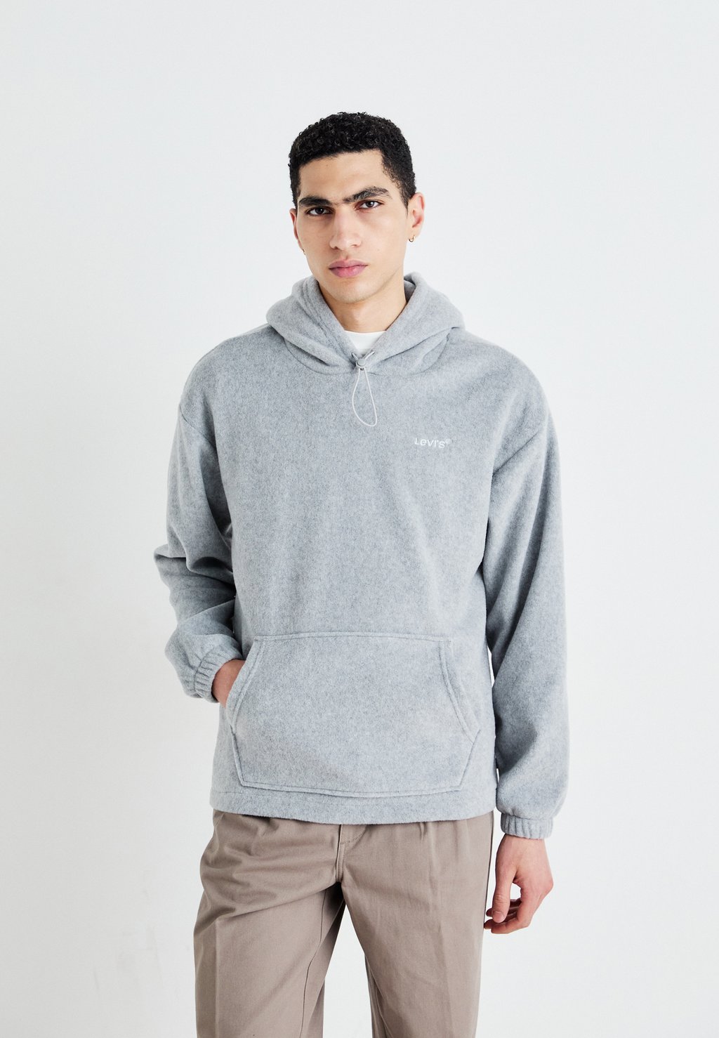

Флисовый джемпер Hoodie Levi's, пятнистый серый