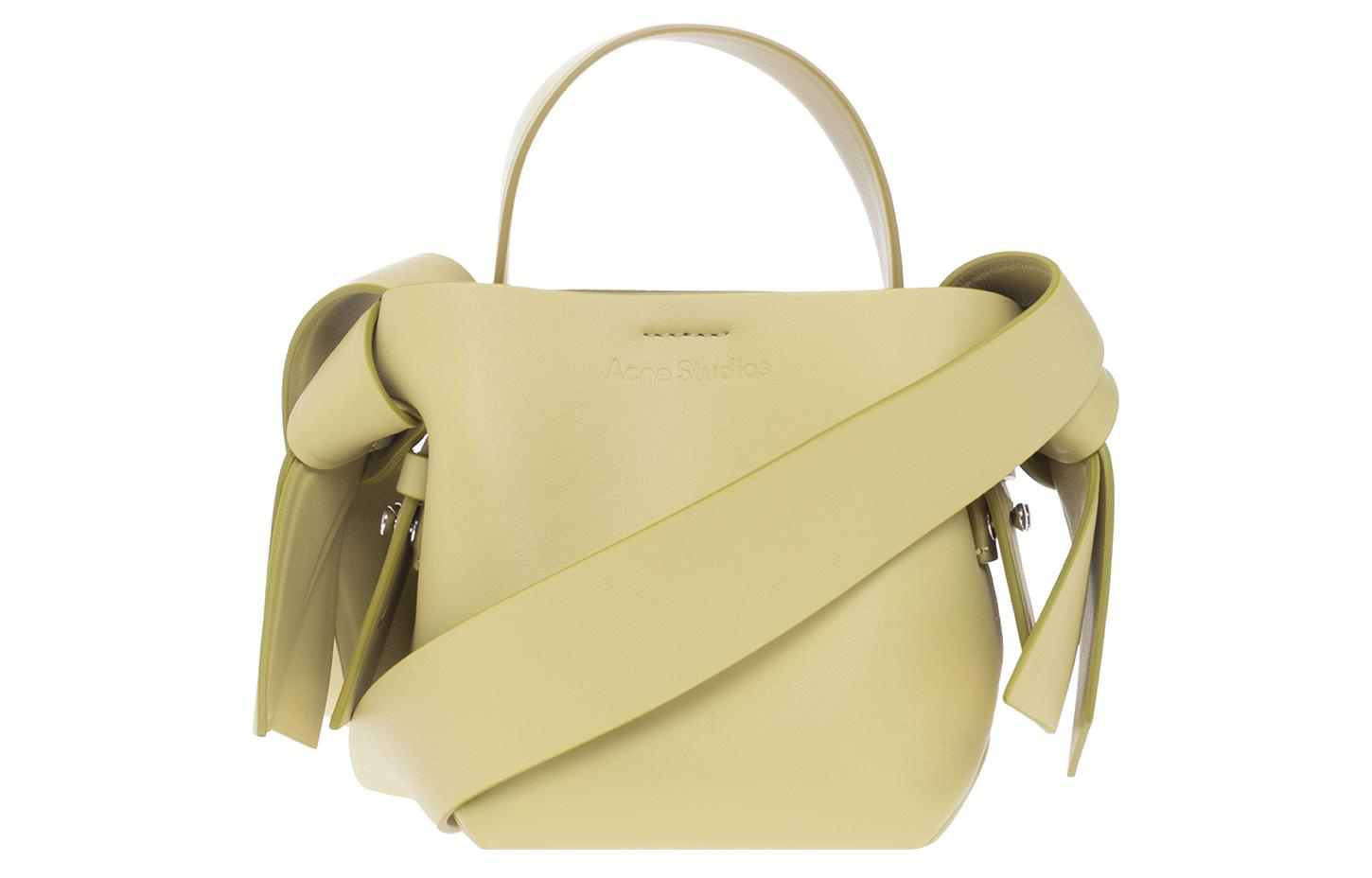 

Acne Studios Кожаная сумка через плечо из коровьей кожи, кроссбоди, женская сумка Apple Green