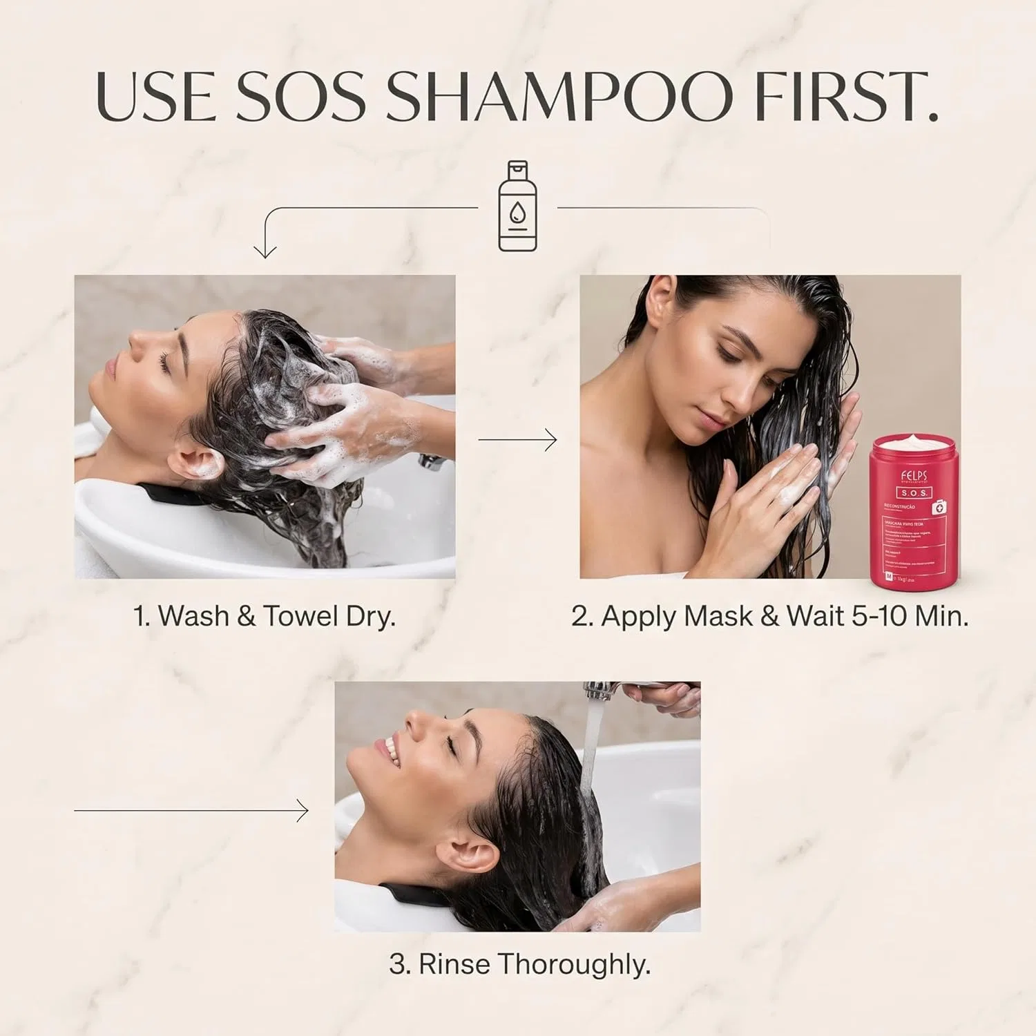 Маска для восстановления волос «S.O.S. Recovery Mask» от Felps Professional Felps Professional — фото 3