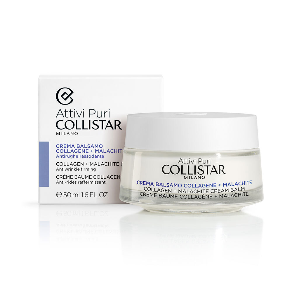 Крем для лица Collistar — Увлажняющий для ухода за лицом Attivi puri crema bálsamo colágeno + malaquita, 50 мл — фото 2