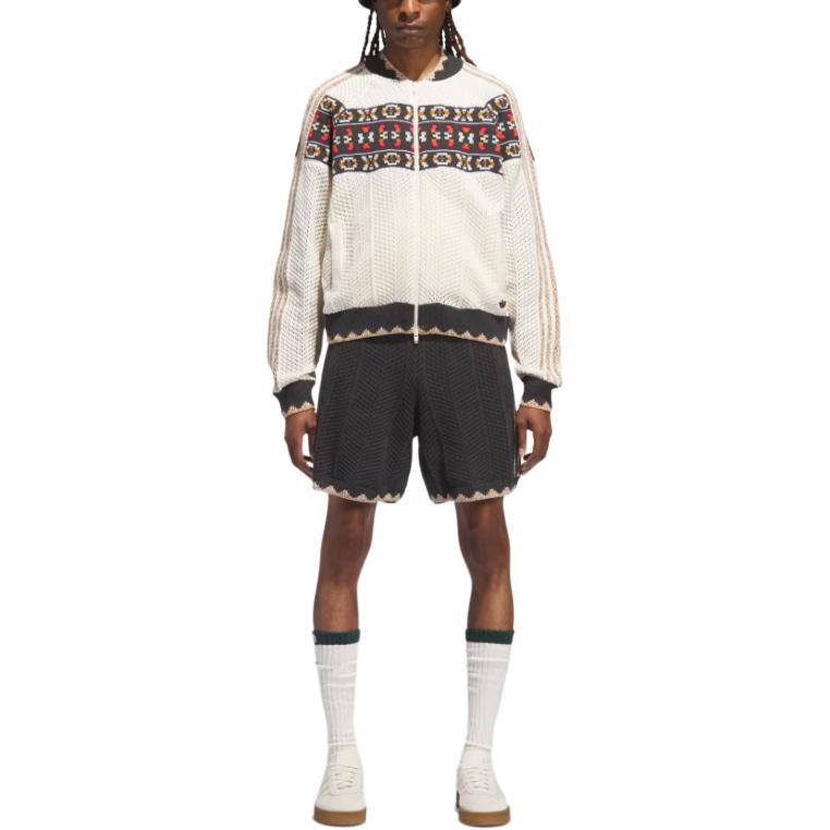 Джемпер  Adidas X Clot C Track Adidas Originals, слоновая кость — фото 4
