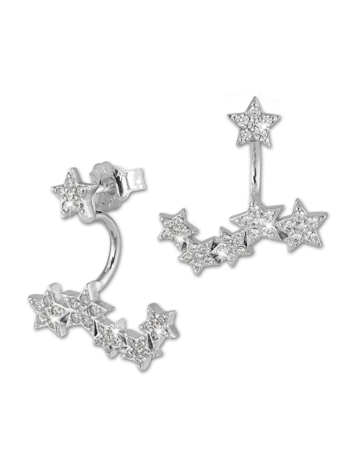 

SilberDream Серьги-каффы в форме звезды из стерлингового серебра 925 пробы