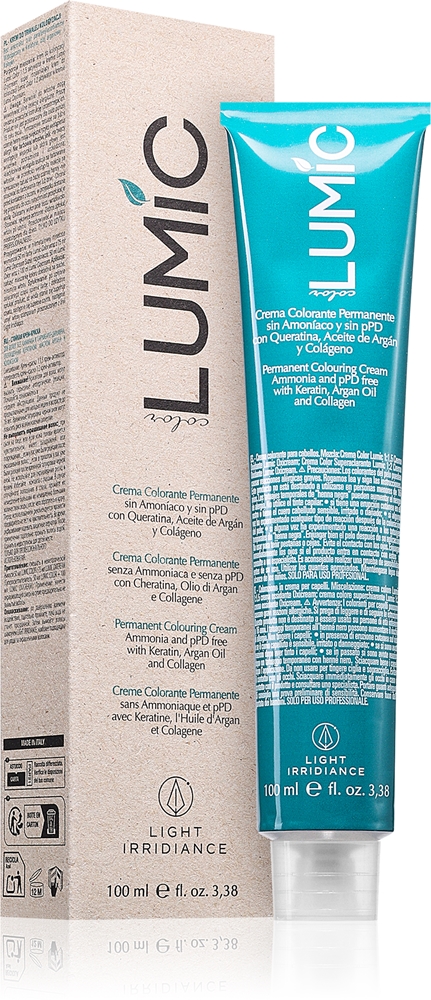 

Краска для волос Lumic без аммиака Light Irridiance, atspalvis 8.0 light blonde 100 мл