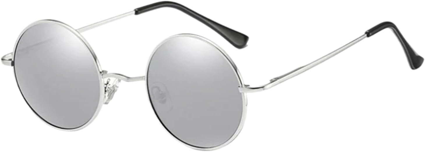 

Солнцезащитные очки с защитой от УФ-излучения UV400 | Маленькие круглые цветные линзы | для женщин и мужчин, для занятий спортом на открытом воздухе и вождения DSVIGF, 09