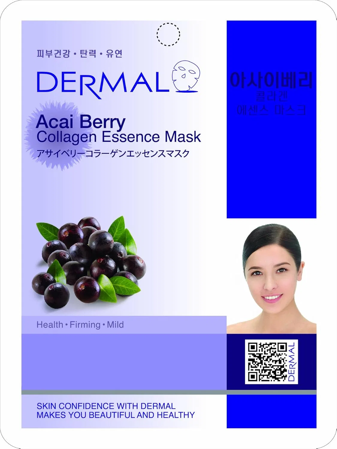 Эссенция Dermal — Acai Berry Sheet Mask, 23 г