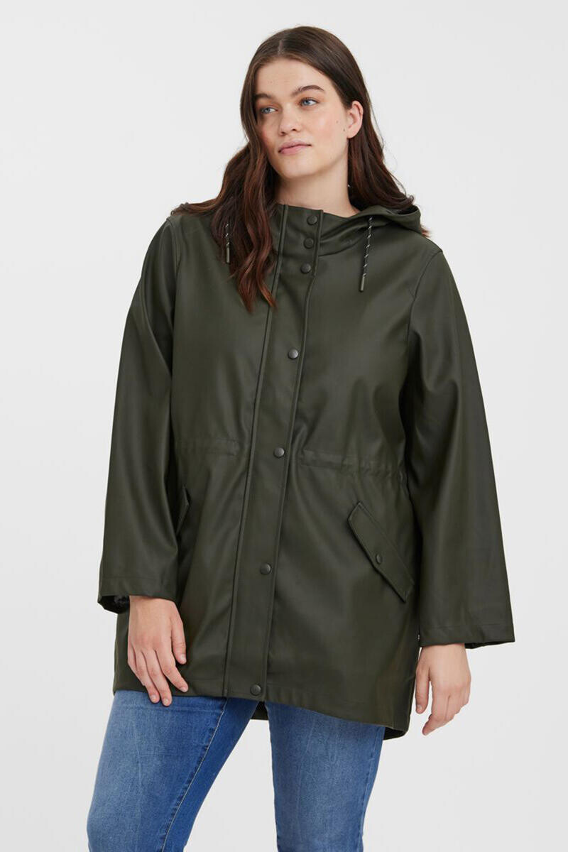 

Плащ Curve с капюшоном Vero Moda Curve, коричневый