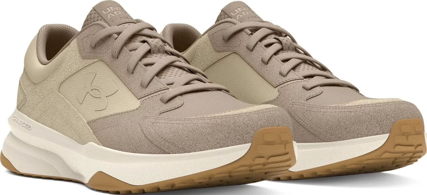 Мужские кроссовки Under Armour UA Edge Lthr Cross Trainer, серо-коричневый — фото 4