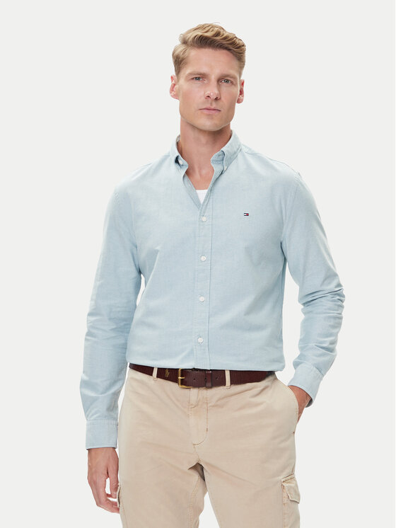 

Рубашка regular fit Solid Heritage MW0MW35774 Tommy Hilfiger, зелёный