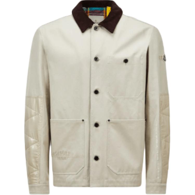 

MONCLER GENIUS Куртка-рубашка Moncler X Fragment Hiroshi Fujiwara, Beige