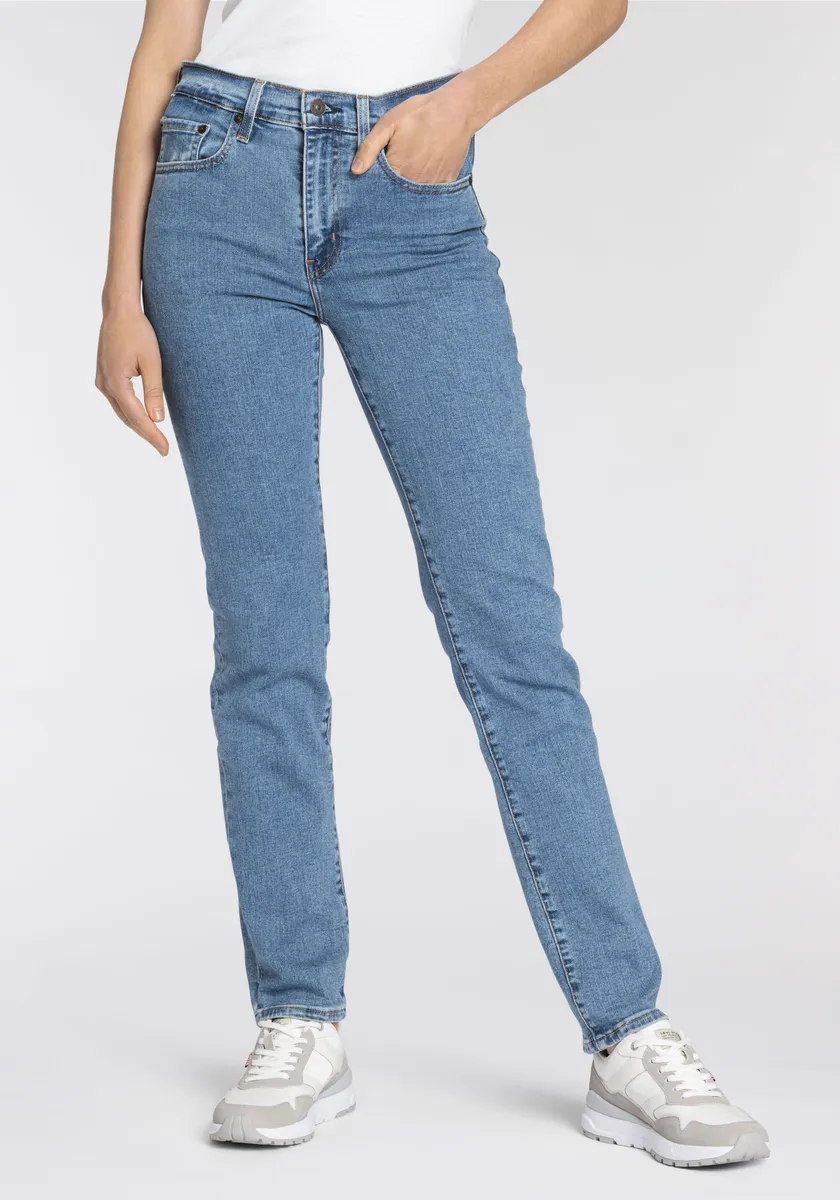

Прямые джинсы Levi's "724 High Rise Straight", цвет Beach Break Stone
