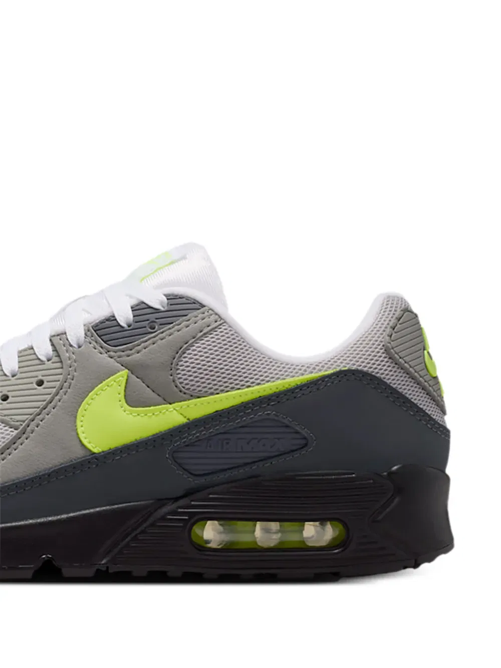 Кроссовки Air Max 90 на шнуровке Nike, серый — фото 2