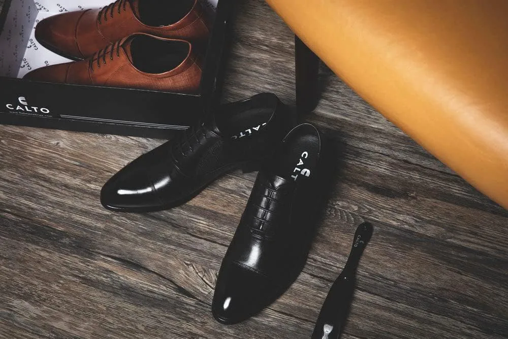 

Мужские невидимые обувные платформы CALTO - коричневые премиальные кожаные шнурованные формальные дерби-оксфорды - увеличивают рост на 3 дюйма - Y6711 - размер 9 D(M) США No Brand, коричневый