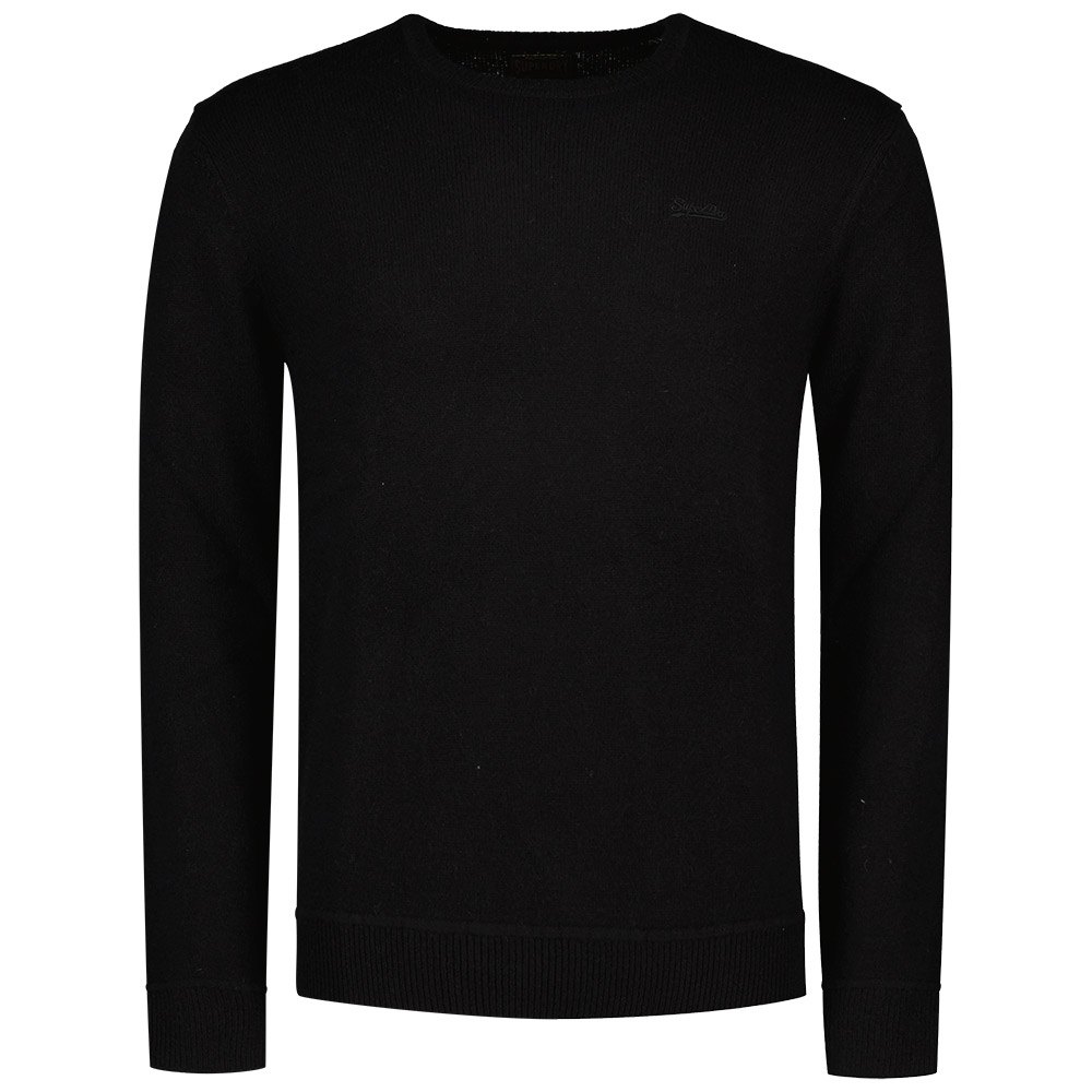 

Свитер Superdry Essential Slim Fit Crew Neck, черный