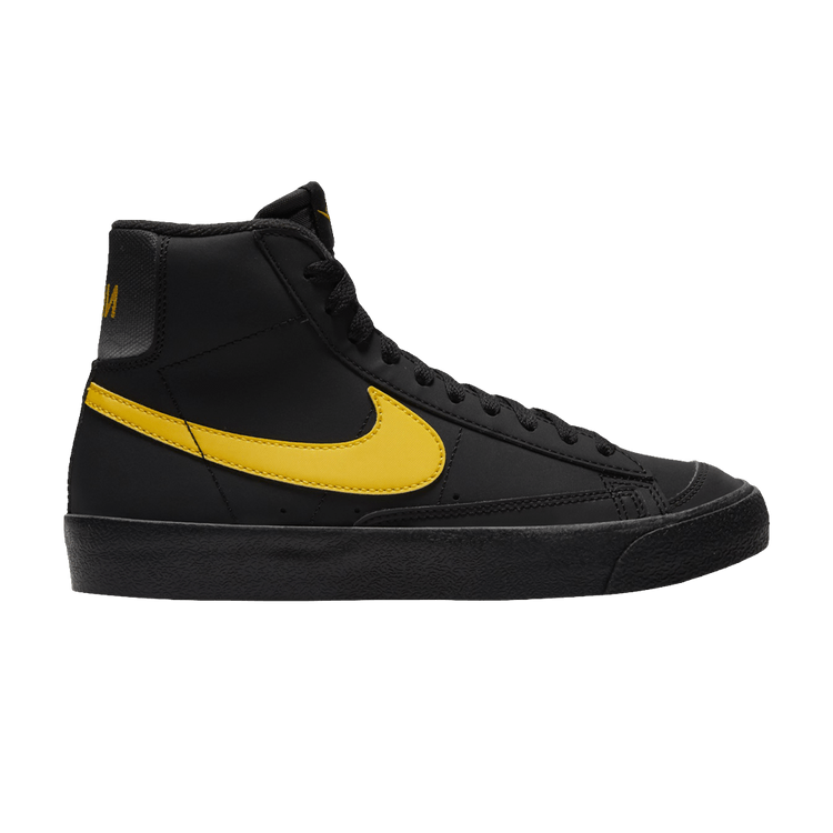 

Кроссовки Nike Blazer Mid '77 GS 'Black Speed Yellow', черный